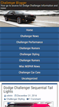 Mobile Screenshot of challengerblogger.com